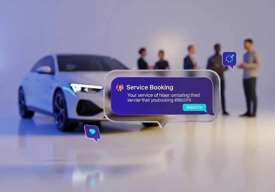 Torbie AI chat helping a automotive business