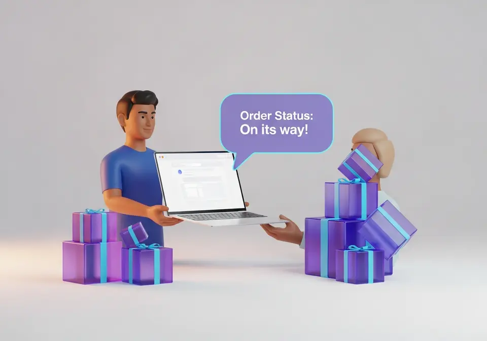 Torbie AI chat helping a ecommerce business