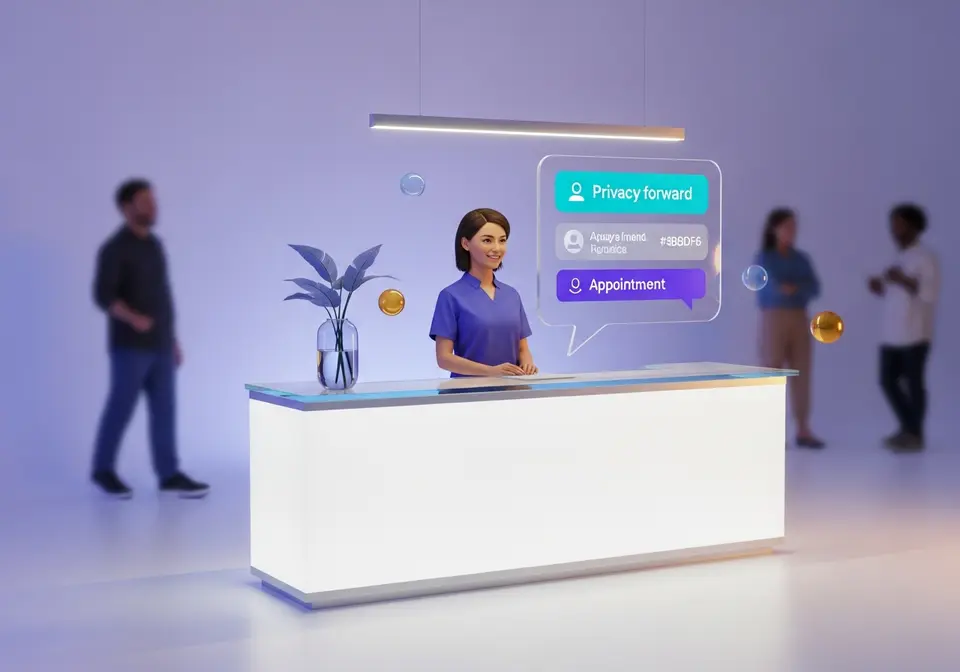 Torbie AI chat helping a healthcare business