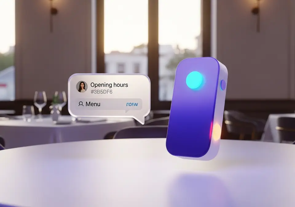 Torbie AI chat helping a restaurants business
