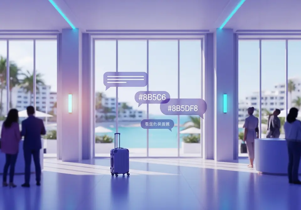 Torbie AI chat helping a travel business